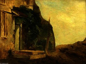 A Cottage Doorway — William James Müller
