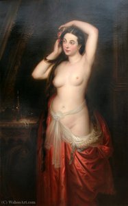 Rosine At Her Dressing Table