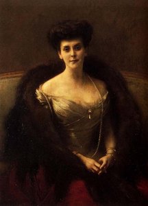 Portrait Of Princess O. V. Paley — Pascal-adolphe-jean Dagnan-bouveret