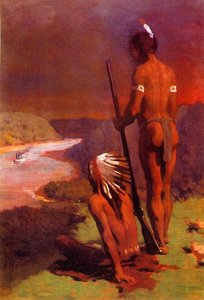 Indians On The Ohio — Thomas Pollock Anshutz