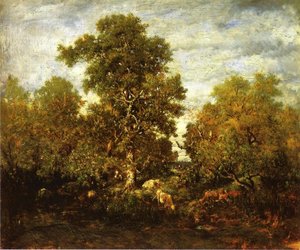 The Pond — Théodore Rousseau (pierre Etienne Théodore Rousseau)