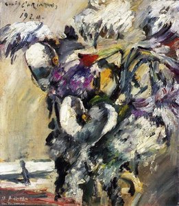 Crisantemi E Calla — Lovis Corinth