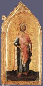 Saint Ladislaus, Roi De Hongrie — Simone Martini