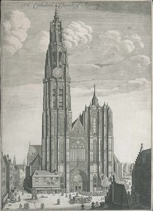Cathedral Of Our Lady Of Antwerp — Wenceslaus Hollar
