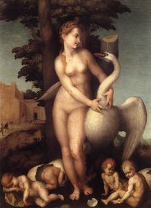 Leda And Her Children — Andrea Del Sarto