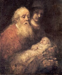 Simonin Kuva Jeesuksen Kanssa — Rembrandt Van Rijn