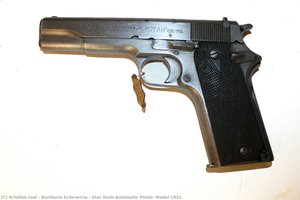 Star Semi-automatic Pistol, Model 1921 — Bonifacio Echeverría