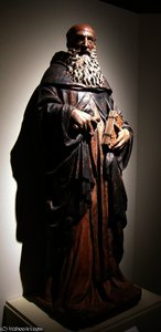 Sant'antonio Abate, Circa, Da Oratorio Del Crocifisso, Borgo A Mozzano, Lucca — Nanni Di Bartolo
