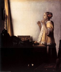 Donna Con Una Collana Di Perle — Johannes Vermeer