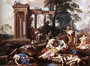 The Children Of Bethel Mourned By Their Mothers — Laurent De La Hyre