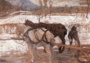 Winter — Károly Ferenczy