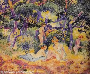 The Woods — Henri Edmond Cross