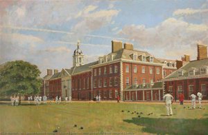 Playing Bowls On The Lawn Of The Royal Hospital Chelsea — James Kenneth Howard