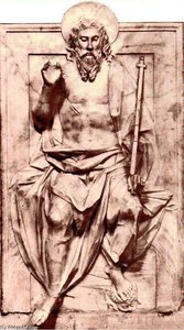 Krisztus Benediktelő Könyörködése Relief — Giovanni Dalmata