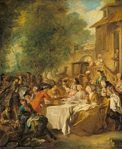 A Hunt Breakfast — Jean François De Troy