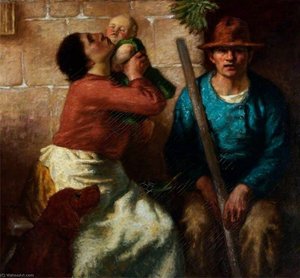 The Mother's Kiss — William Strang