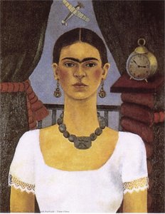 Self Portrait - Time Flies — Frida Kahlo