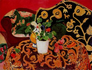 Nature Morte Espagnole Huile Sur Toile St Petersbourg, Museum Of The Hermitage — Henri Matisse