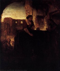 Crist Și Femeia Din Samaria — Rembrandt Van Rijn
