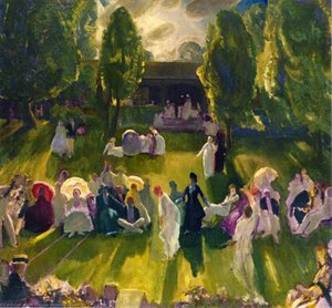 Tennis Tournament (also Known As Tennis At Newport) — George Wesley Bellows