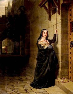 The Martyrdom Of Laurence Saunders At Coventry (left Panel Of Triptych) — Charles West Cope