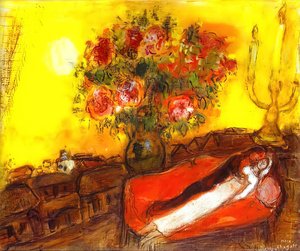 El Cielo En Llamas — Marc Chagall