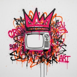 Ephemeral Echoes Of Neon Graffiti Beneath A Crown Of Unrestrained Splendor — Laurent Fabre