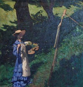 The Woman Painter — Károly Ferenczy