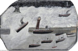 Penzance Harbour — Alfred Wallis