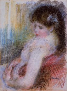 Femme Assise — Pierre-auguste Renoir