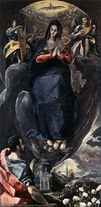 La Vergine Dell'immacolata Concezione E San Giovanni Evangelista — El Greco