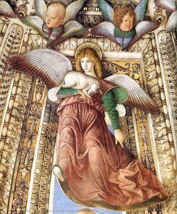 Angel With A Lamb As A Symbol Of Christ's Sacrifice — Melozzo Da Forlì