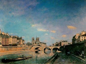 The Seine And Notre-dame De Paris — Johan Barthold Jongkind