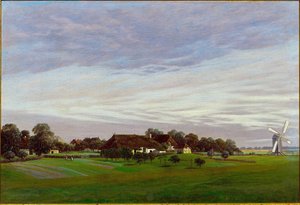 Flat Countryside — Caspar David Friedrich