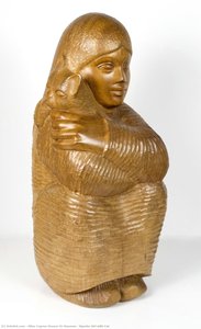 Apache Girl With Cat — Allan Capron Houser
