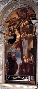 Crucifixion And The Magdalene — Pietro Liberi