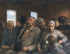 Third Class Carriage — Honoré Daumier