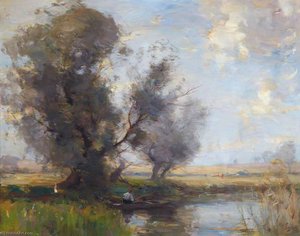 On The Nene, Northamptonshire — William Miller Frazer