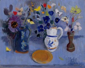 Blue Flowerpiece — David Mcclure