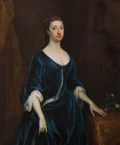 Called 'henrietta Shelley (1731–1809), Countess Of Onslow' (but Really Lady Henrietta Godolphin, D.1776 , Duchess Of Newcastle) — Jonathan Richardson Starší