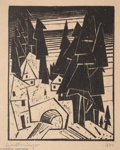 Mountain Village 1 — Lyonel Feininger