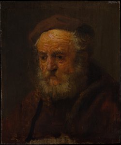 Study Head Of An Old Man — Rembrandt Peale