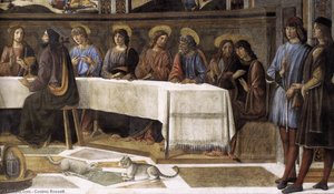 The Last Supper (detail) — Cosimo Rosselli