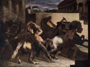 Carreras De Caballos Sin Jinete — Teodoro Gericault