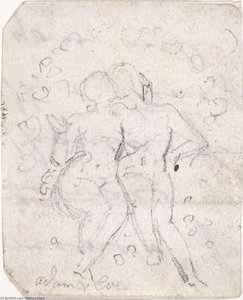 Skizze Zum Beobachten Der Vergnügungen Adams Und Eva — William Blake