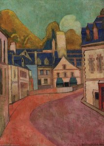 Rose Street In Pont-aven — Émile Bernard
