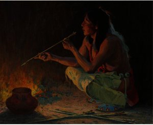 The Arrow Maker — Eanger Irving Couse
