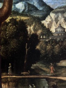 The Penitent St Jerome (detail) — Bernardino Luini