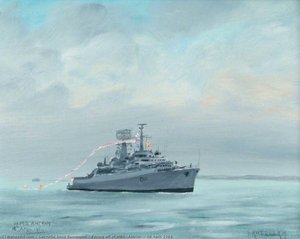 Paying Off Of Hms 'antrim', 18 April 1984 — Gabrielle Anne Russwurm