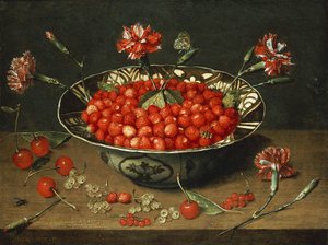 Strawberries In A Bowl — Jacob Van Hulsdonck